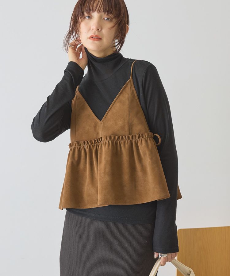 AMERICAN HOLIC「レザーライクビスチェ」|ベスト・ジレ|