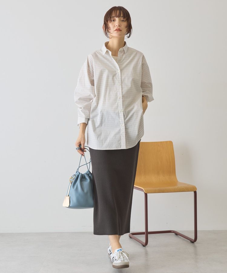 AMERICAN HOLIC「【イージーケア】バックギャザーリボンシャツ」|シャツ・ブラウス|