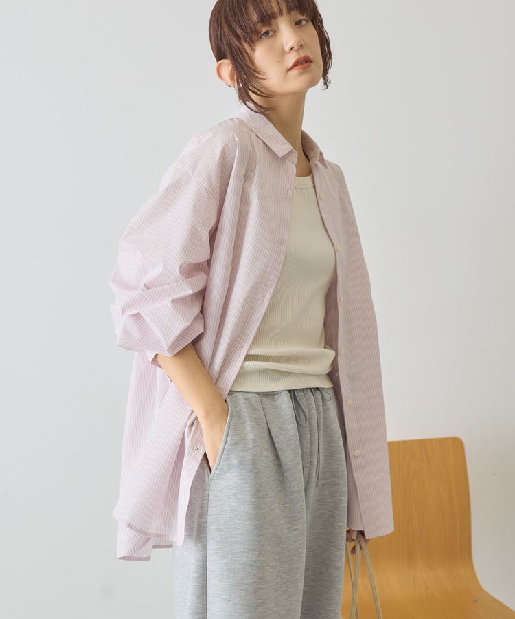 AMERICAN HOLIC「【イージーケア】バックギャザーリボンシャツ」|シャツ・ブラウス|