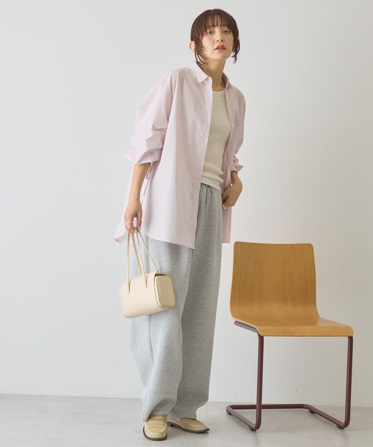 AMERICAN HOLIC「【イージーケア】バックギャザーリボンシャツ」|シャツ・ブラウス|