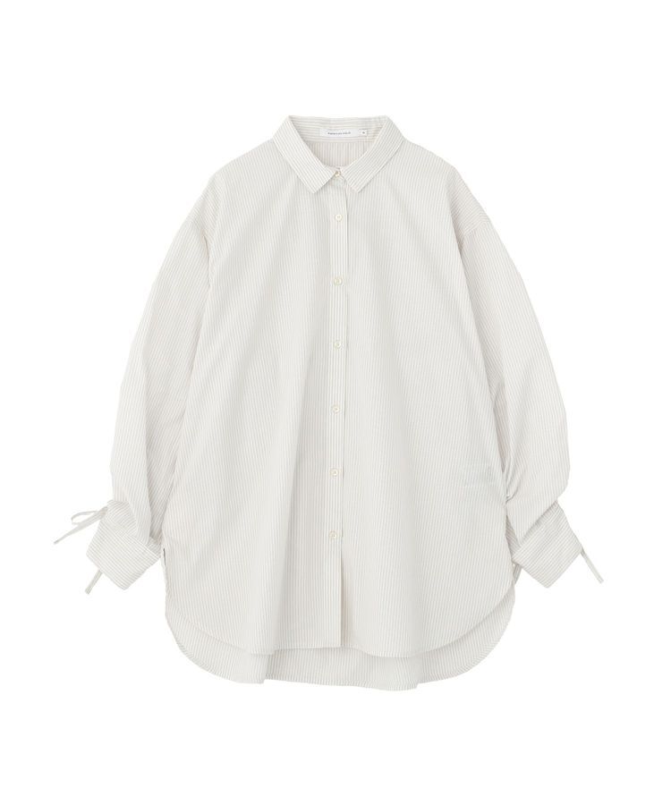 AMERICAN HOLIC「【イージーケア】バックギャザーリボンシャツ」|シャツ・ブラウス|