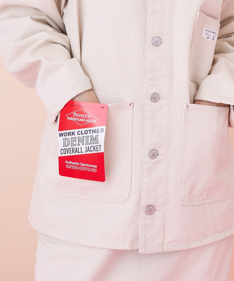 AMERICAN HOLIC「【PENNEY'S】デニムカバーオール」|テーラードジャケット|
