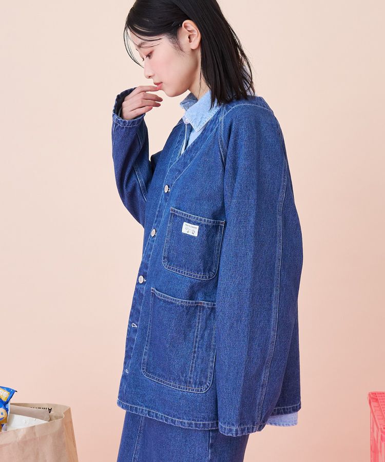 AMERICAN HOLIC「【PENNEY'S】デニムカバーオール」|テーラードジャケット|