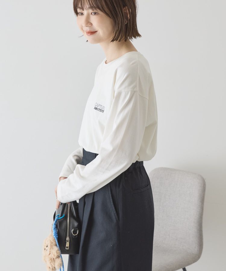 AMERICAN HOLIC「NURTURING 刺繍ロゴロンT」|Tシャツ・カットソー|