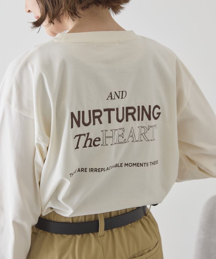 AMERICAN HOLIC「NURTURING 刺繍ロゴロンT」|Tシャツ・カットソー|