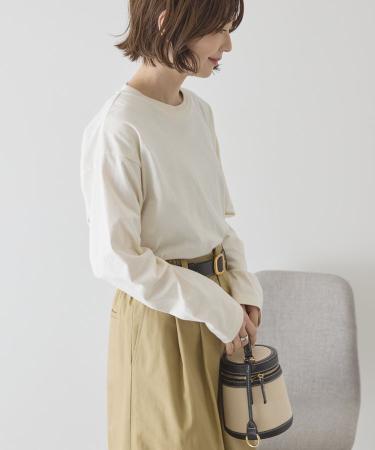 AMERICAN HOLIC「NURTURING 刺繍ロゴロンT」|Tシャツ・カットソー|