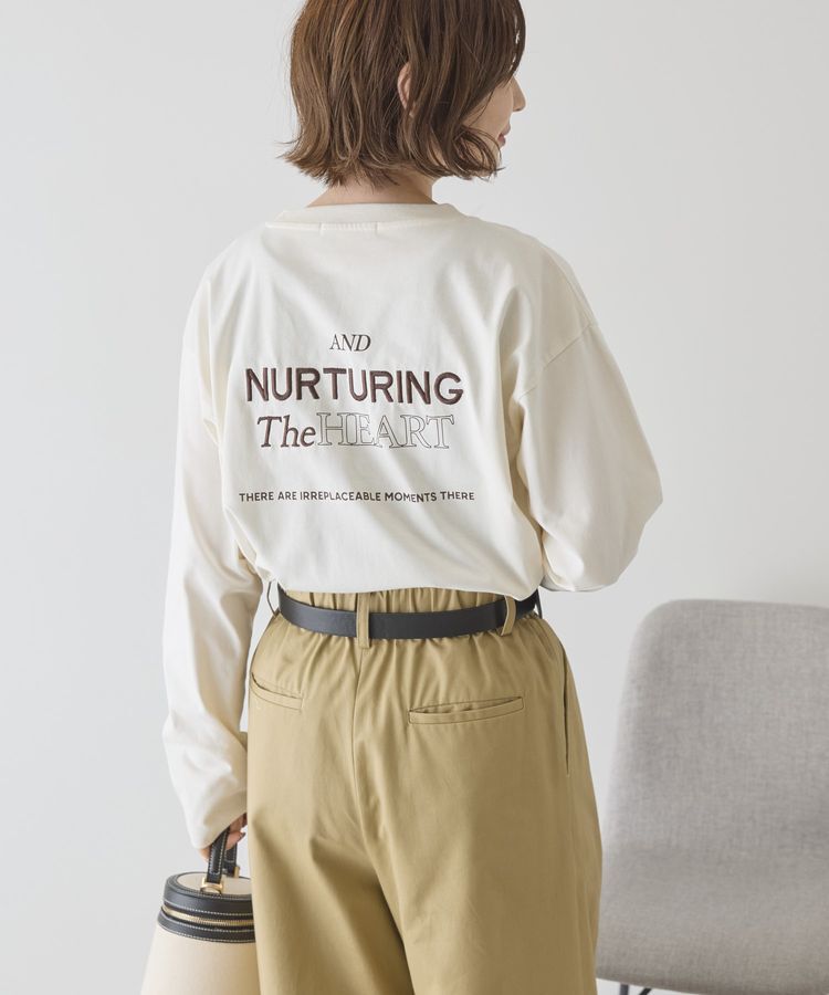 AMERICAN HOLIC「NURTURING 刺繍ロゴロンT」|Tシャツ・カットソー|