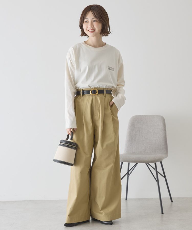 AMERICAN HOLIC「NURTURING 刺繍ロゴロンT」|Tシャツ・カットソー|