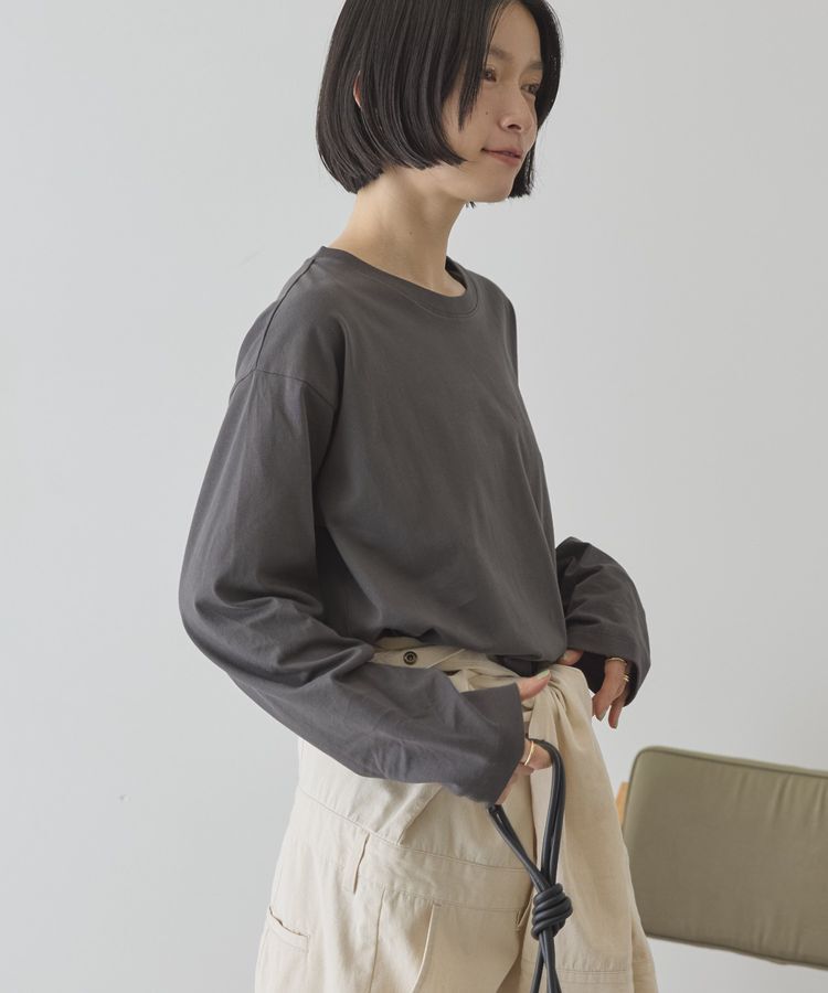 AMERICAN HOLIC「NURTURING 刺繍ロゴロンT」|Tシャツ・カットソー|