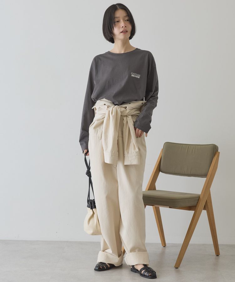 AMERICAN HOLIC「NURTURING 刺繍ロゴロンT」|Tシャツ・カットソー|