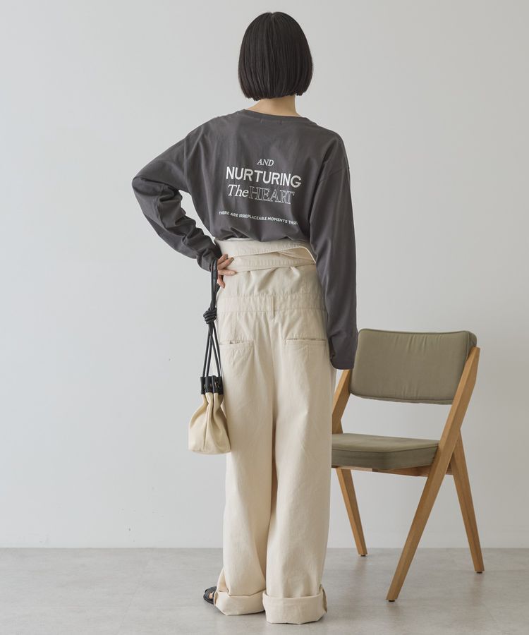 AMERICAN HOLIC「NURTURING 刺繍ロゴロンT」|Tシャツ・カットソー|