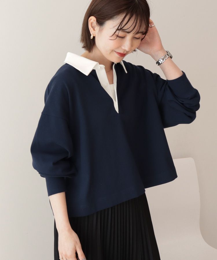 AMERICAN HOLIC「アソートラガーシャツ」|スウェット・ジャージ|Navy