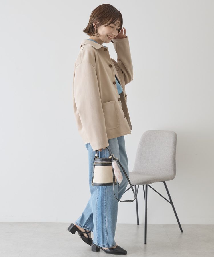 AMERICAN HOLIC「スエードライクジャケット」|テーラードジャケット|