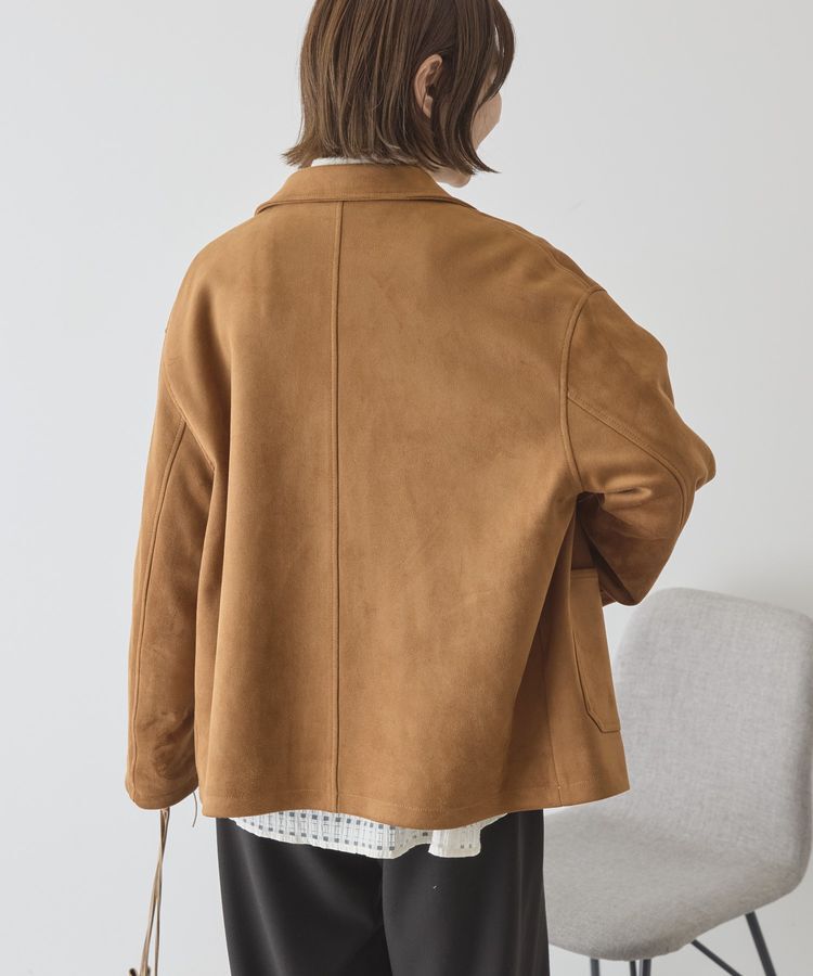 AMERICAN HOLIC「スエードライクジャケット」|テーラードジャケット|