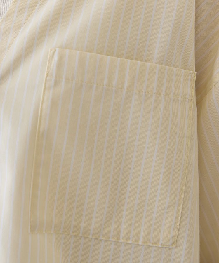 AMERICAN HOLIC「【イージーケア】ストライプVネックシャツ」|シャツ・ブラウス|