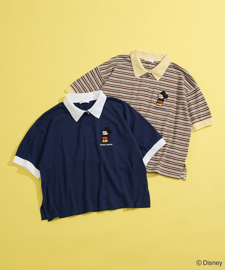 Green Parks「Mickey friend / ワンポイントショートポロ」|Tシャツ・カットソー|