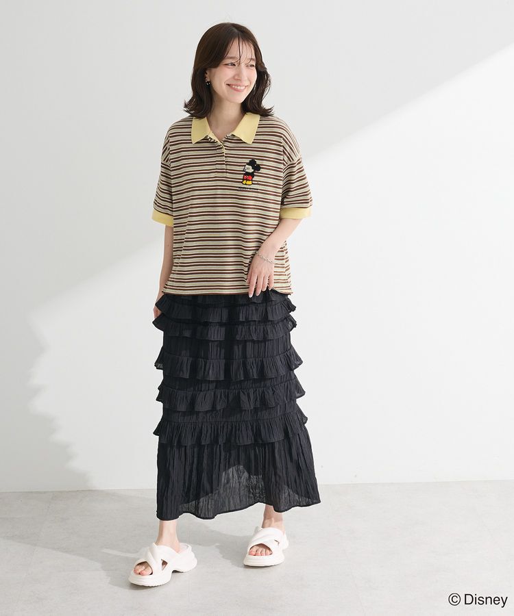 Green Parks「Mickey friend / ワンポイントショートポロ」|Tシャツ・カットソー|