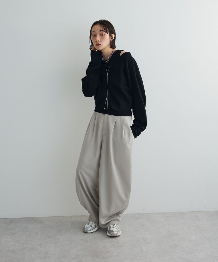 AnriettMusee「SET2点Zipニットカーディガン+アメスリタンク」|ニット・セーター|