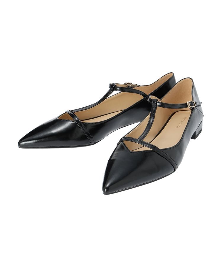 YECCA VECCA「メリージェーンTストラップパンプス」|パンプス|