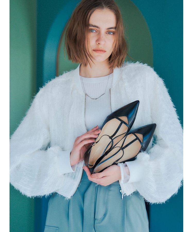 YECCA VECCA「メリージェーンTストラップパンプス」|パンプス|