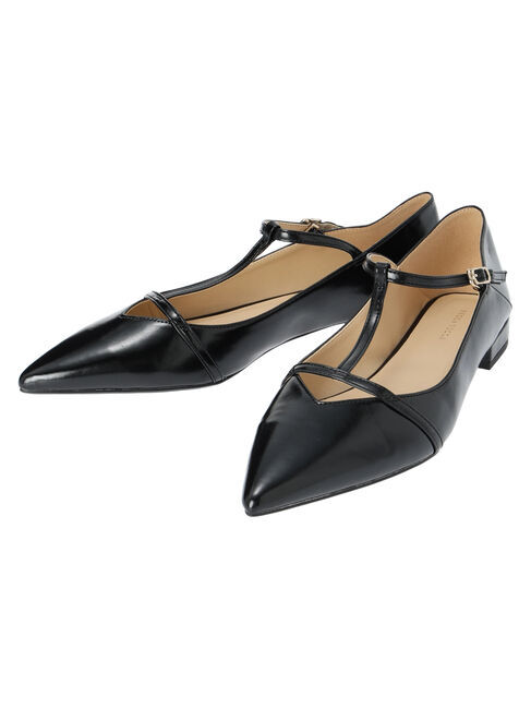 YECCA VECCA「メリージェーンTストラップパンプス」|パンプス|