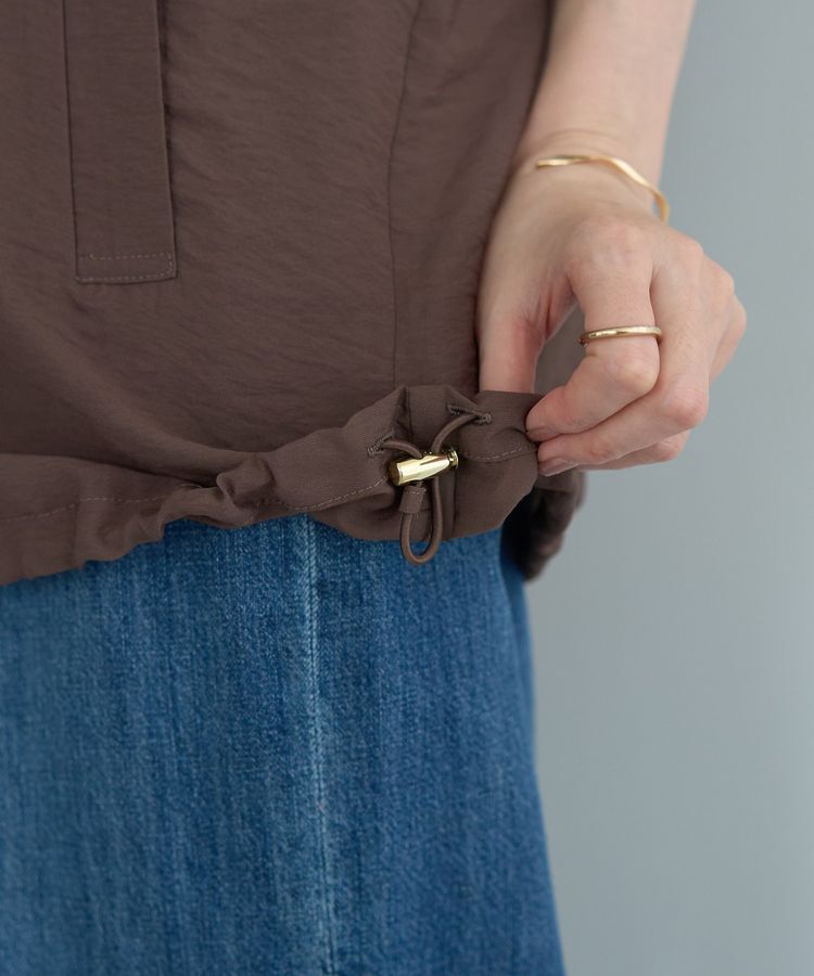 YECCA VECCA「ハーフスリーブライトジャケット」|テーラードジャケット|