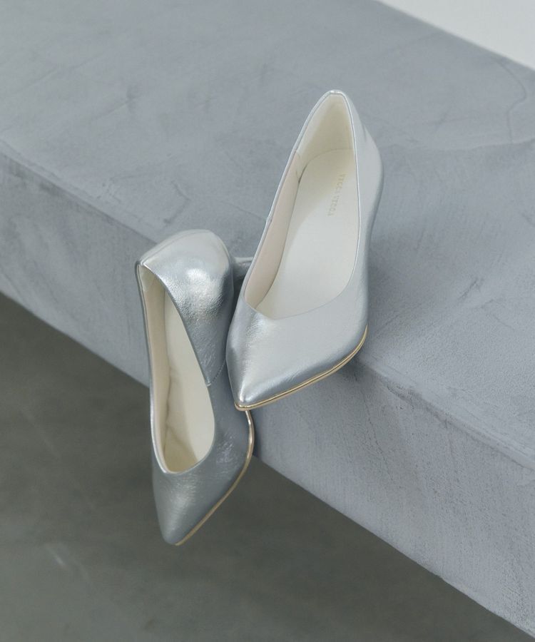 YECCA VECCA「メタルラインパンプス」|パンプス|
