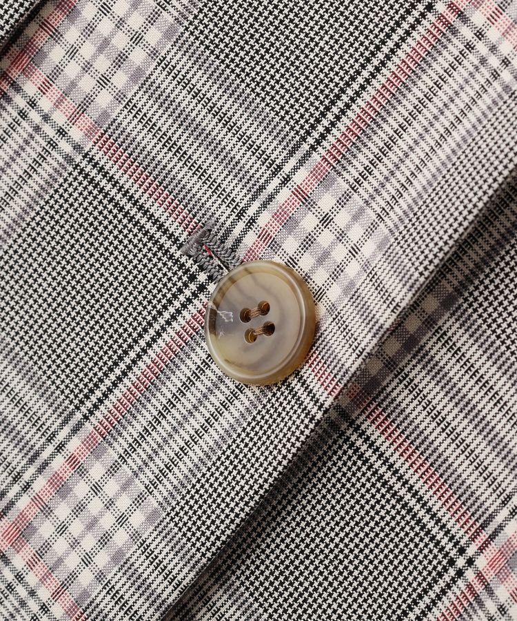 GARAGE OF GOOD CLOTHING「【日本製】チェックオーバーサイズシングル前ジャケット」|テーラードジャケット|