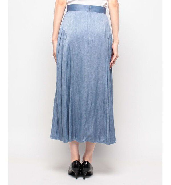 allureville「カッセンデニムサイドギャザースカート」|スカート|