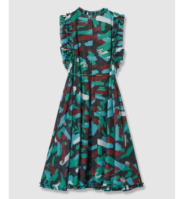 LOULOU WILLOUGHBY「【LOULOU WILLOUGHBY】ブラッシュプリントワンピース」|ワンピース|