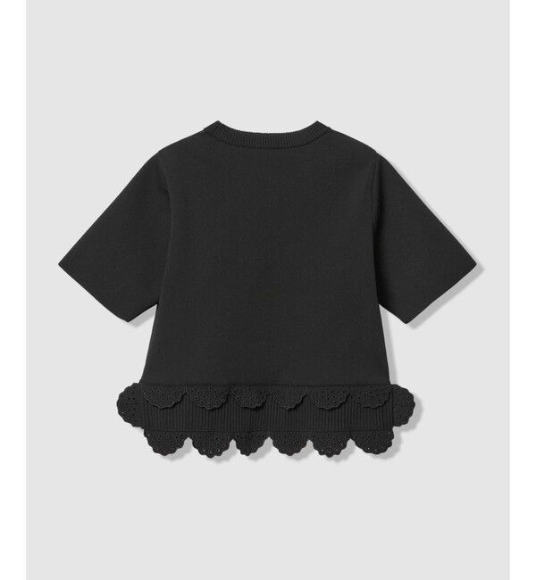 LOULOU WILLOUGHBY「【LOULOU WILLOUGHBY】パンチングスカラプルオーバー」|ニット・セーター|