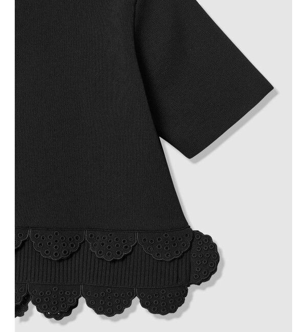 LOULOU WILLOUGHBY「【LOULOU WILLOUGHBY】パンチングスカラプルオーバー」|ニット・セーター|