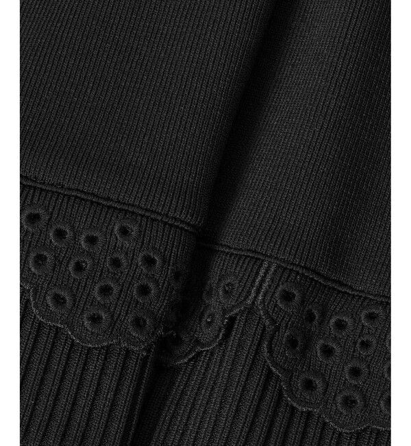 LOULOU WILLOUGHBY「【LOULOU WILLOUGHBY】パンチングスカラプルオーバー」|ニット・セーター|