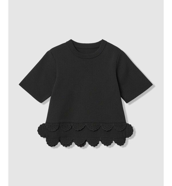 LOULOU WILLOUGHBY「【LOULOU WILLOUGHBY】パンチングスカラプルオーバー」|ニット・セーター|