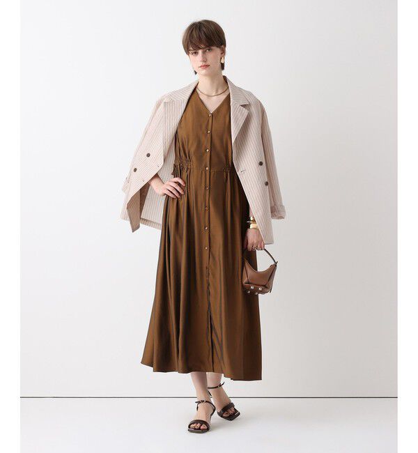 allureville「シアーストライプジャケット」|テーラードジャケット|