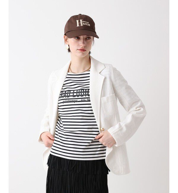 allureville「カノコストレッチニットジャケット」|テーラードジャケット|