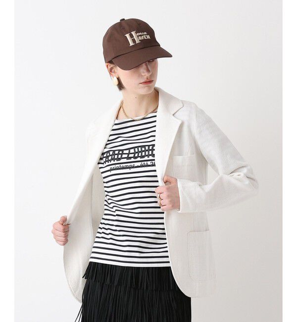 allureville「カノコストレッチニットジャケット」|テーラードジャケット|