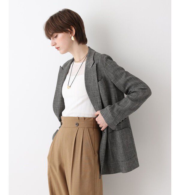 allureville「トリッカーカラミダブルジャケット」|テーラードジャケット|