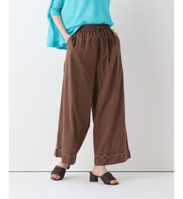 allureville「ウェーブレースイージーパンツ」|チノ|