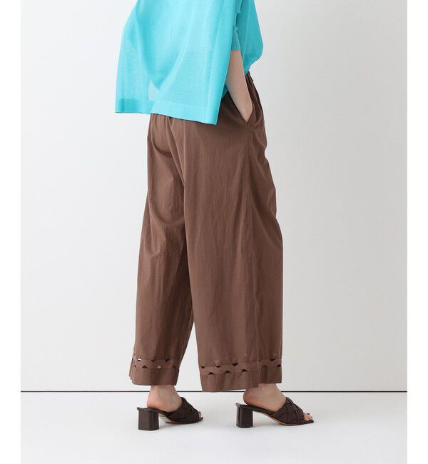 allureville「ウェーブレースイージーパンツ」|チノ|