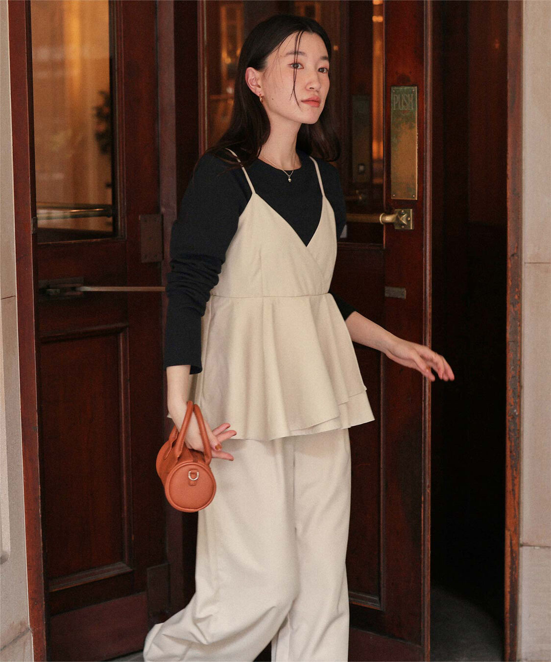 titivate「ハートカット刺繍前後2wayカットソー」|Tシャツ・カットソー|