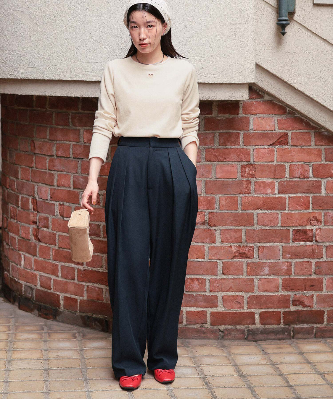 titivate「ハートカット刺繍前後2wayカットソー」|Tシャツ・カットソー|