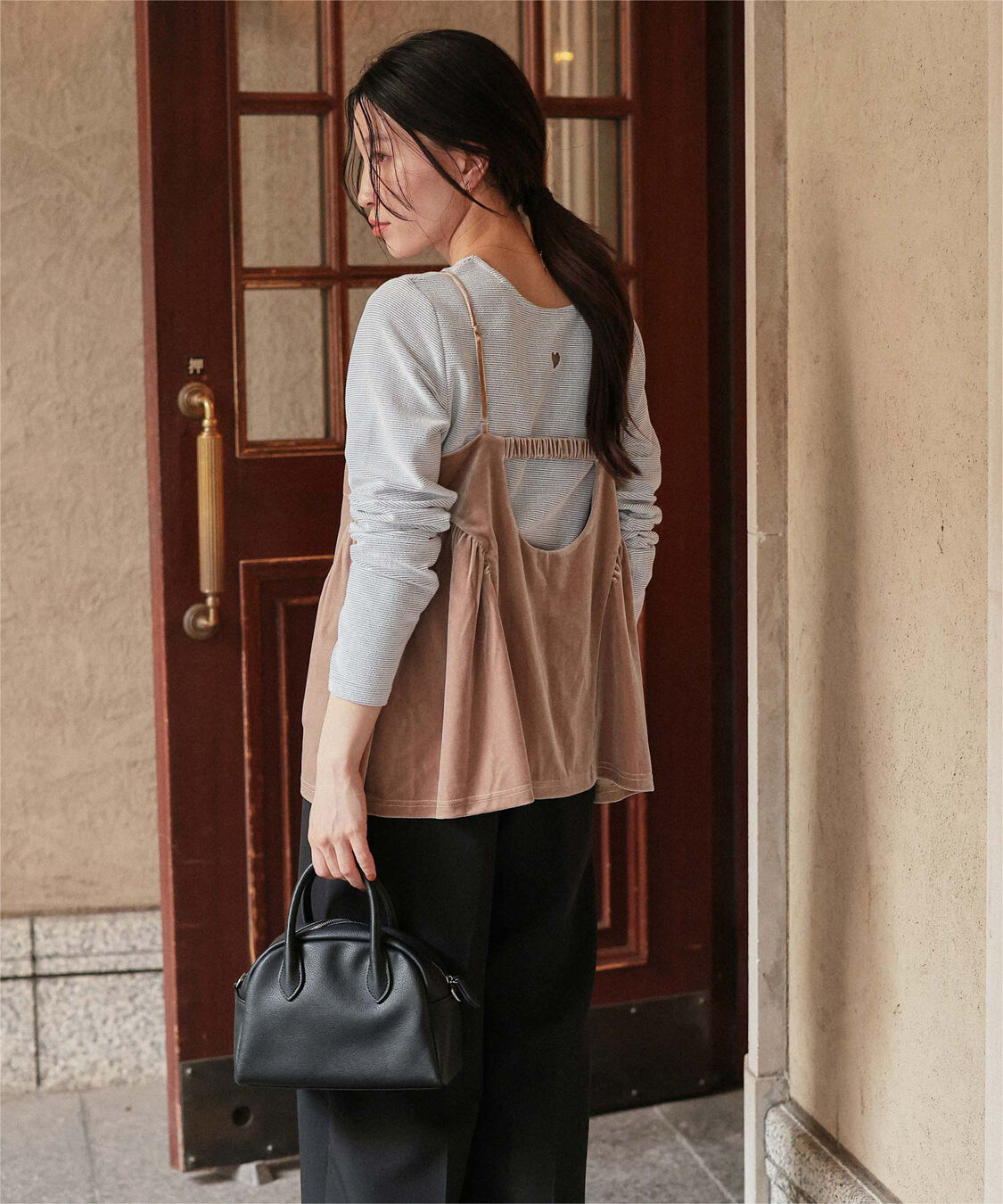 titivate「ハートカット刺繍前後2wayカットソー」|Tシャツ・カットソー|