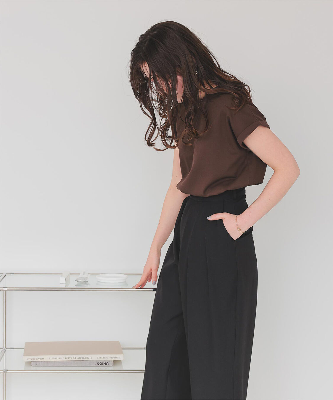 titivate「汗染み防止ダブルカフスTシャツ」|Tシャツ・カットソー|