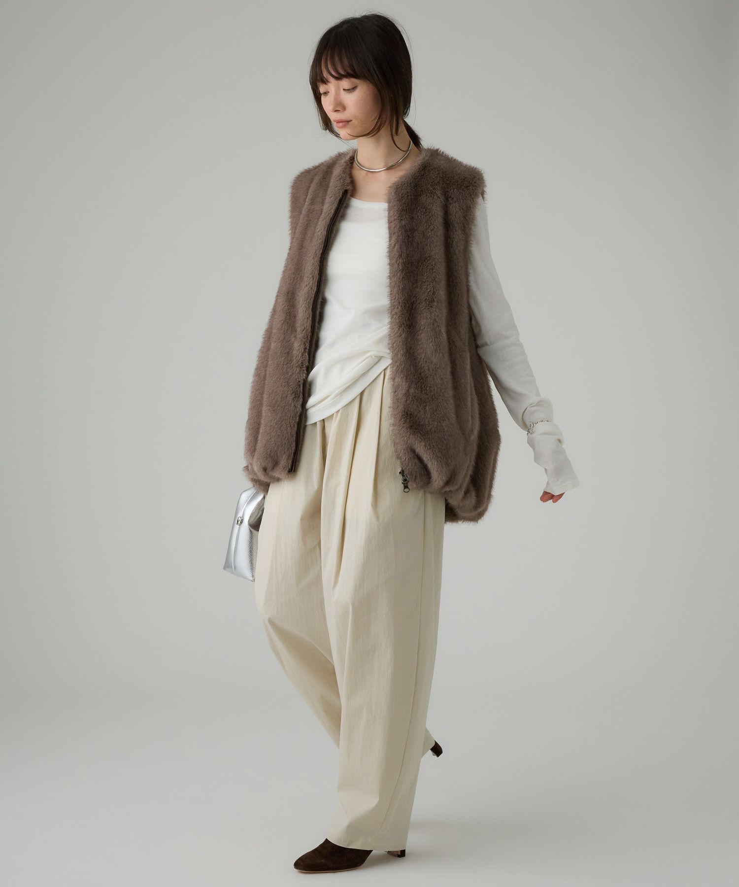 BABYLONE「コットンナイロンタックパンツ」|その他|