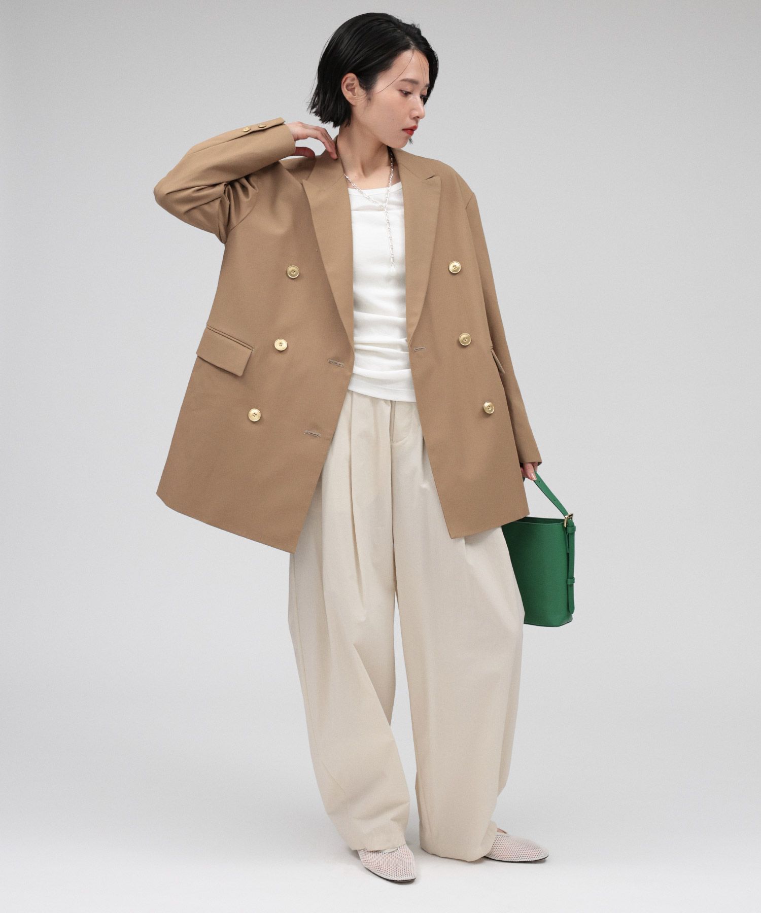 BABYLONE「コットンナイロンタックパンツ」|その他|