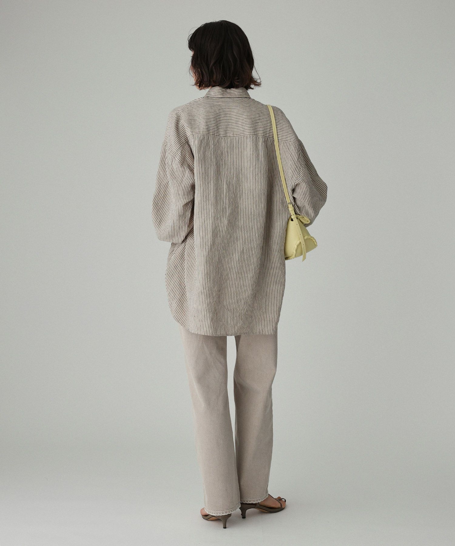 BABYLONE「【WEBストア限定】ストライプBIGシルエットシャツ」|シャツ・ブラウス|