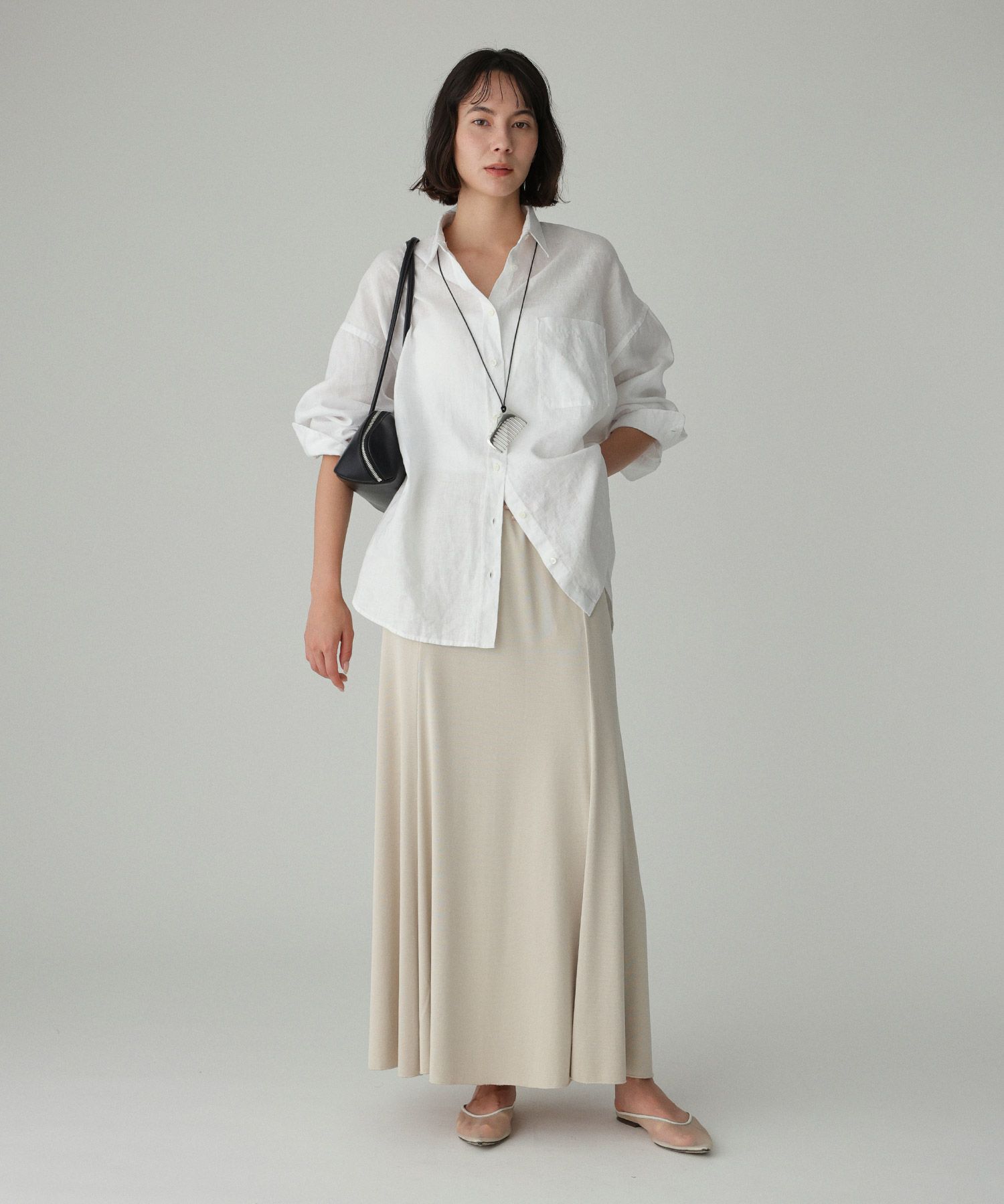 BABYLONE「リネンBIGシルエットシャツ」|シャツ・ブラウス|