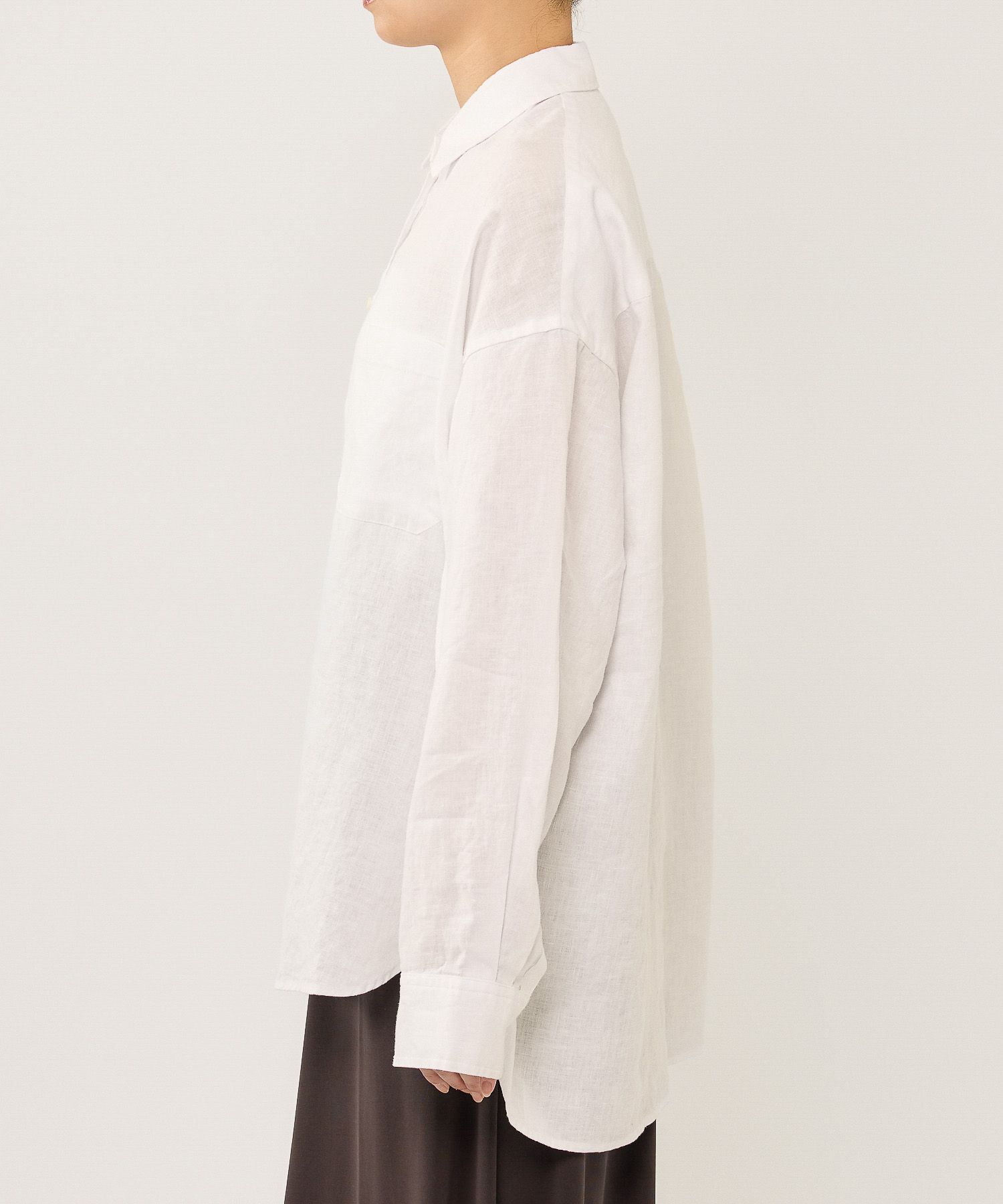 BABYLONE「リネンBIGシルエットシャツ」|シャツ・ブラウス|