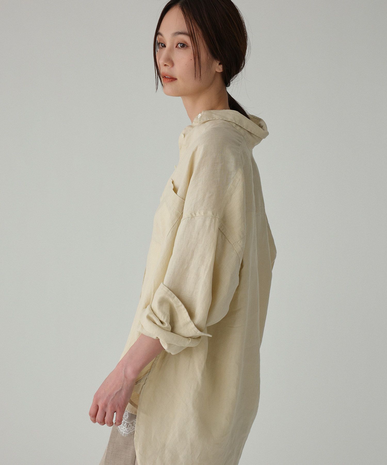 BABYLONE「リネンBIGシルエットシャツ」|シャツ・ブラウス|